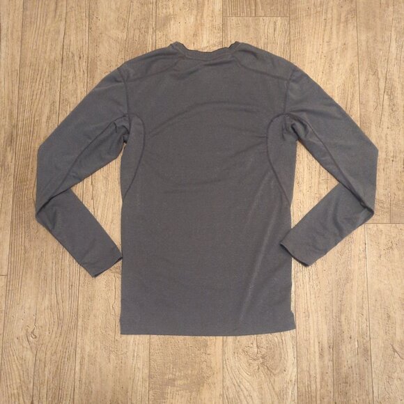 Nike Pro Mens Medium Gray Compression Top Shirt Fit Dry Active Long Sleeve Gym - Picture 8 of 11